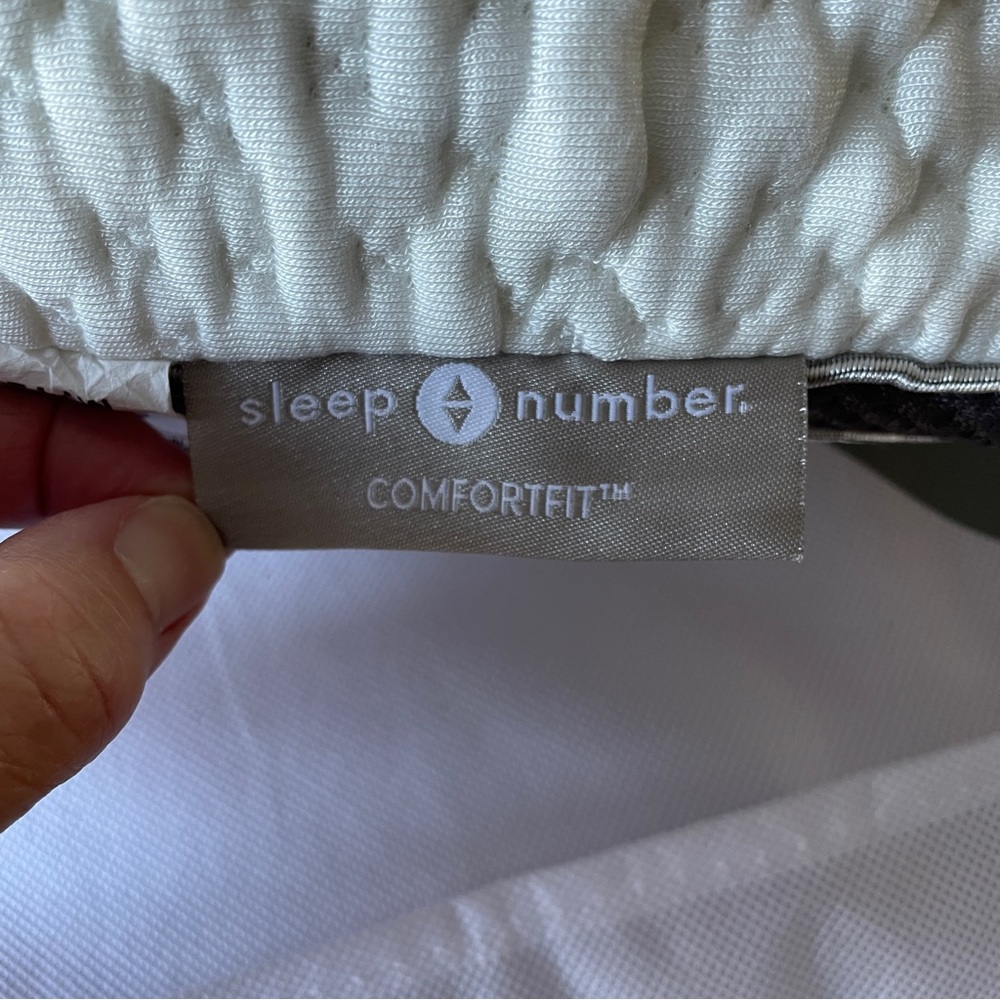 Sleep Number Comfortfit Pillow, Standard Size, Curved For Side & Back Sleepers - Picture 5 of 9